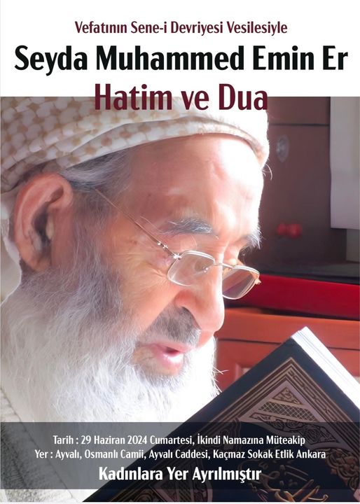 Seyda’yı Anma Programına Davet